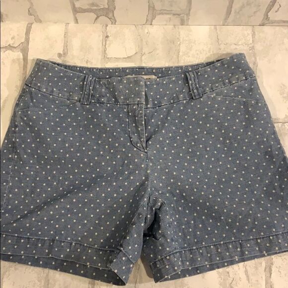 White House Black Market Polka Dot Shorts - Picture 1 of 3
